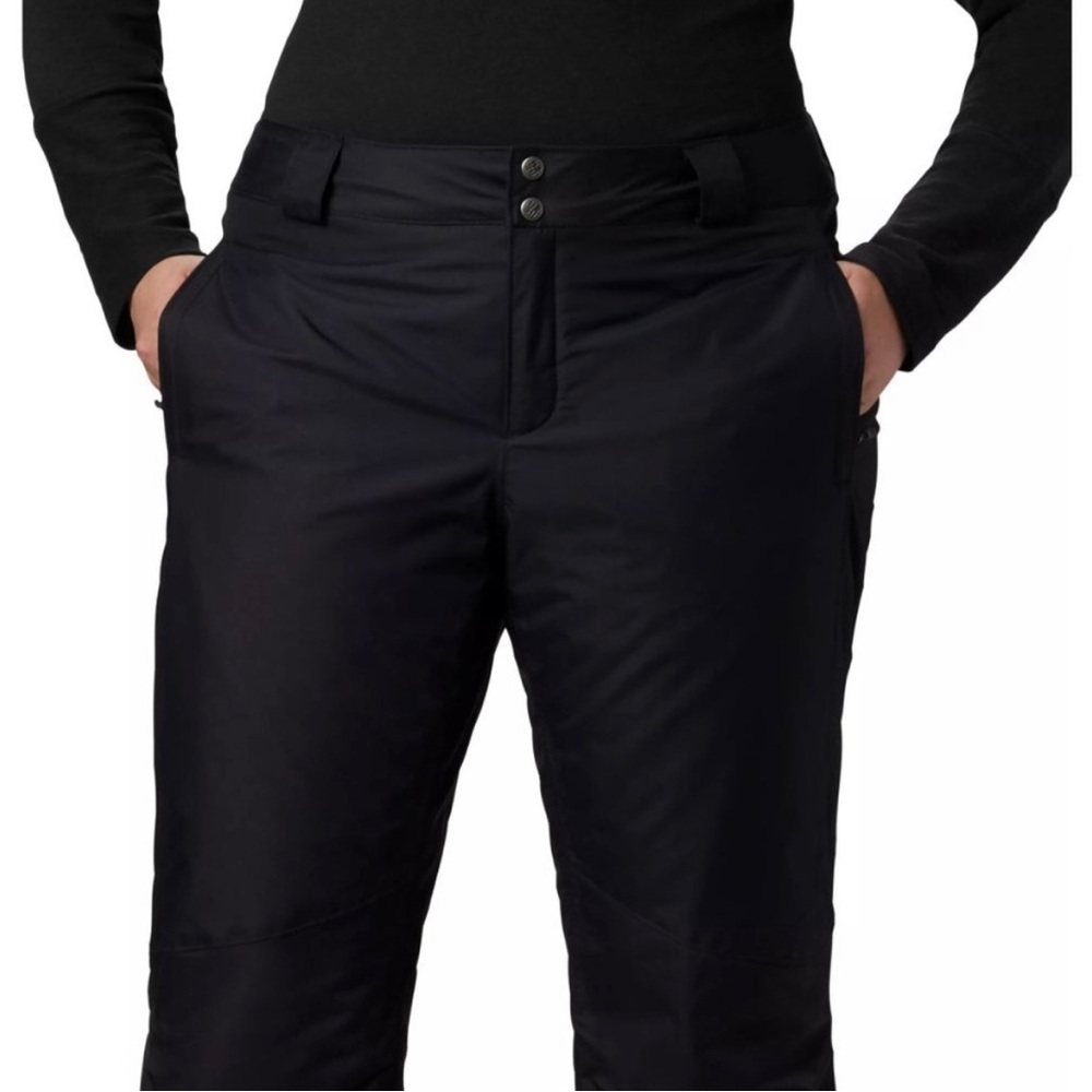 Columbia 36x31 Black Insulated Omni Tech Bugaboo Oh Ski Pants Women’s Sz L - Picture 3 of 13